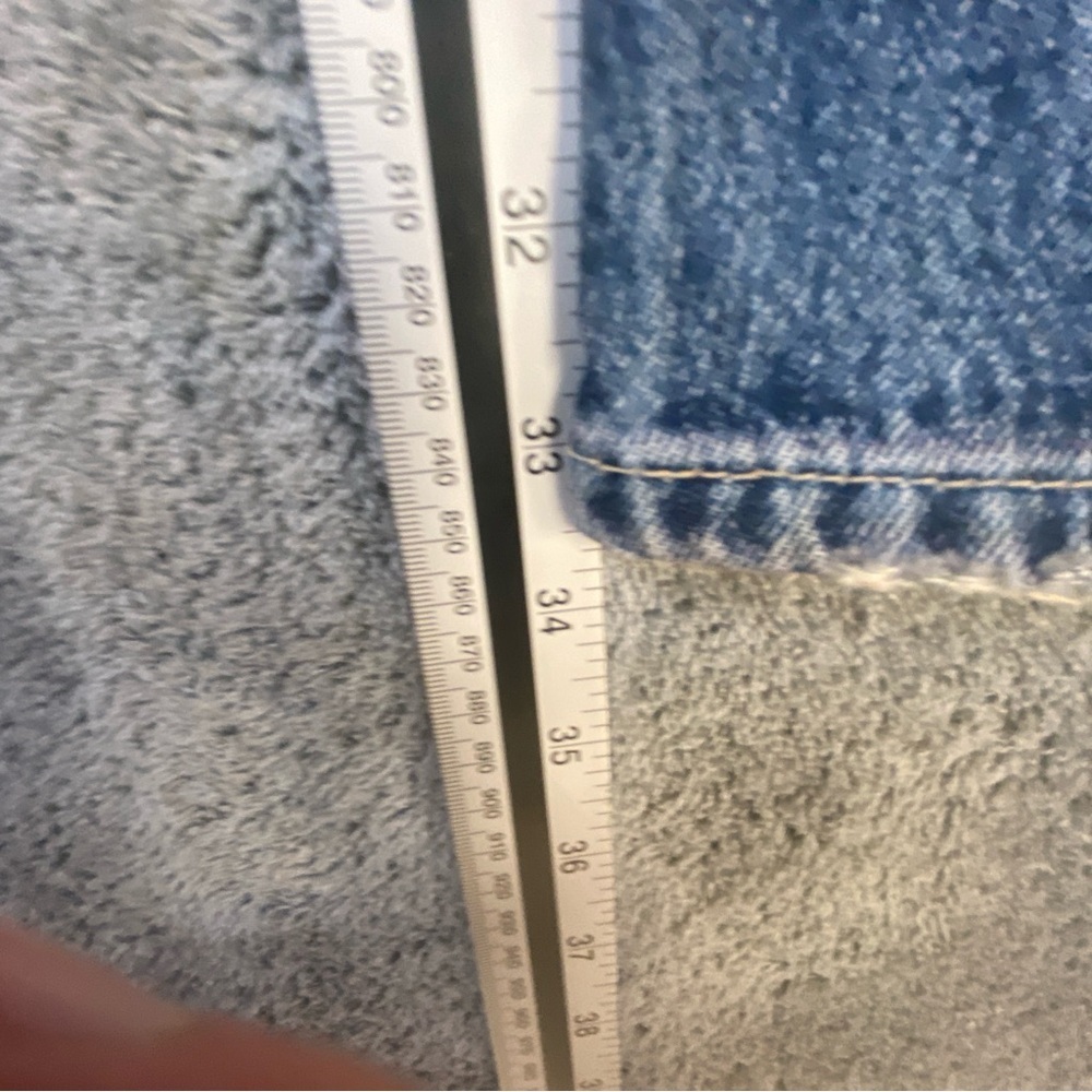 Zara High Waist Wide Leg Size 2 Leg 33 Inseam (Long) Medium Wash Faded Jeans - Picture 6 of 10
